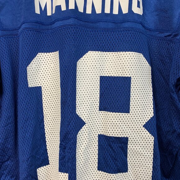 Reebok NFL Equipment Indianapolis Colts Peyton Manning Jersey Mens Size L 7720 - Picture 8 of 9